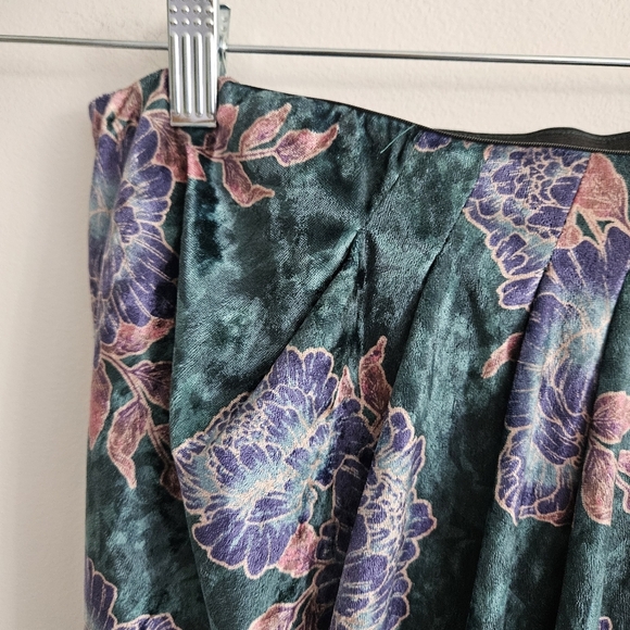 Free People Floral Velvet Skirt - Picture 3 of 7